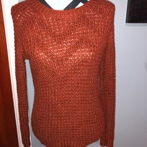Maroon/Orange Sweater